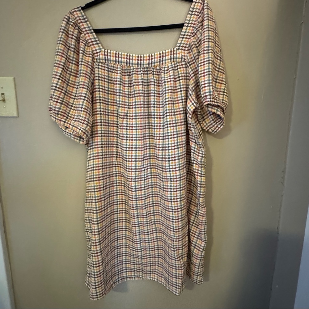 Old Navy Multicolor Plaid Mini Dress